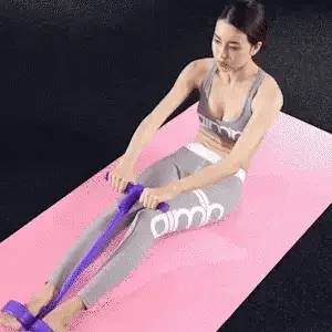 Premium Tummy Trimmer – Foot Pedal Resistance Band (Random Colors)